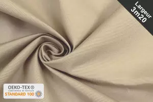 TOILE EXTÉRIEURE DÉPERLANTE UNIE BEIGE