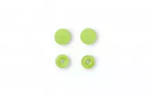 30 BOUTONS PRESSION RONDS 12 MM VERT CLAIR