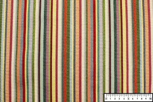 TISSU JACQUARD RAYURES MULTICOLORE