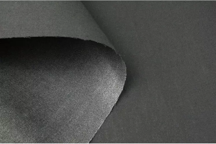 Tissu percale thermocollant - noir - MPM