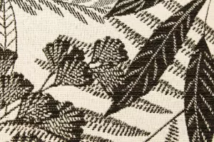 Tissu jacquard Grain de riz - noir et blanc - Ma Petite Mercerie