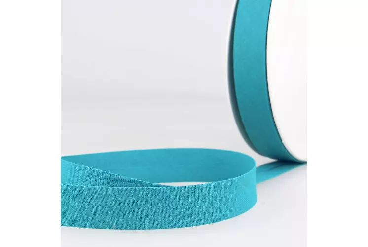 BIAIS REPLIE TOUTEXTILE BLEU ACIER 27 MM