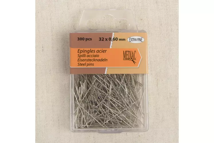 EPINGLES BOITE 300 PCS MÉTAL