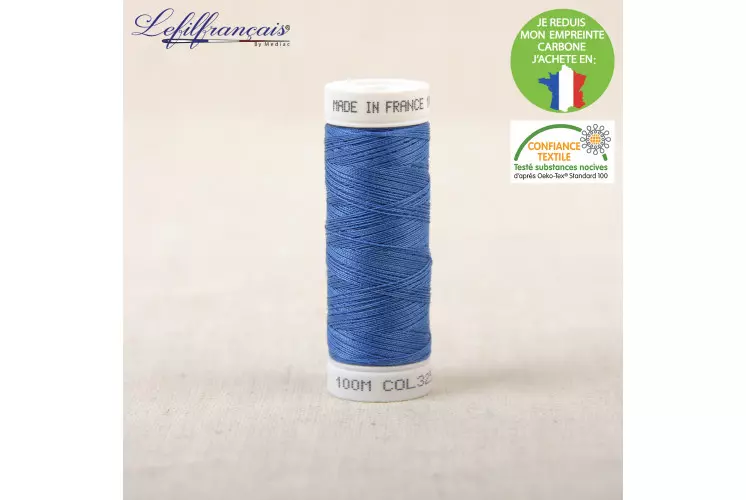 FIL POLYESTER 100M BLEU GITANE