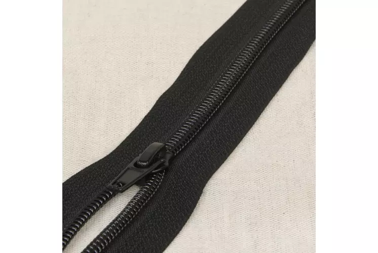 FERMETURE À GLISSIÈRE SPORT ADULTE N°5 SÉPARABLE NOIR 50 CM