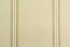 TOILE LOURDE GROSSES RAYURES BLANC BEIGE