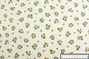 TISSU PROVENCAL PETITES FLEURS VERT