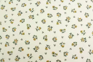 TISSU PROVENCAL PETITES FLEURS VERT