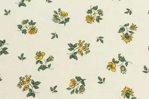 TISSU PROVENCAL PETITES FLEURS VERT