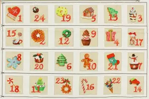 CALENDRIER DE L'AVENT À CONFECTIONNER GNOMES