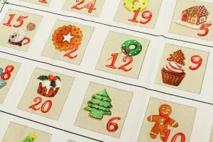 CALENDRIER DE L'AVENT À CONFECTIONNER GNOMES