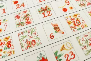 CALENDRIER DE L'AVENT À CONFECTIONNER PÈRE NOËL