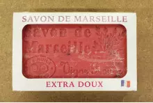 SAVON DE MARSEILLE BIO VIGNE ROUGE