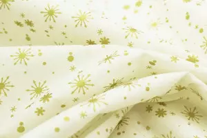 copy of TISSU COTON NOEL ÉTOILES OR