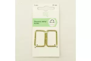 PASSANT METAL 25MM*2 OR