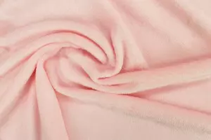 TISSU DOUDOU UNI FIN ROSE PÂLE