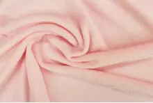 TISSU DOUDOU UNI FIN ROSE PÂLE