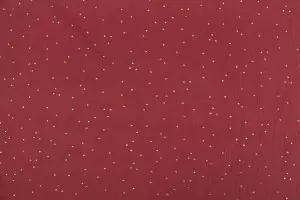 TISSU COTON DOUBLE GAZE GAUFRÉE POIS DORÉS FRAMBOISE