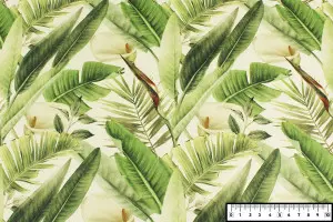 TISSU HABANA ARUMS VÉGÉTATION TROPICALE