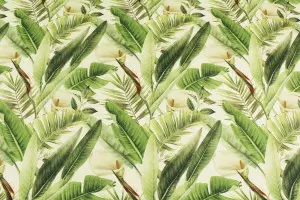 TISSU HABANA ARUMS VÉGÉTATION TROPICALE