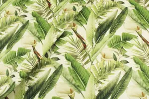 TISSU HABANA ARUMS VÉGÉTATION TROPICALE