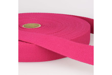 SANGLE COTON 25 MM FUCHSIA