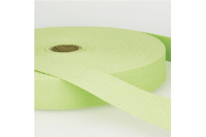 SANGLE COTON 25 MM VERT D'EAU