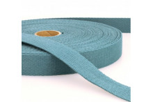 SANGLE COTON 30 MM BLEU JEAN