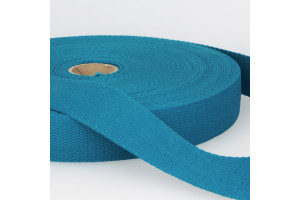SANGLE COTON BLEU CANARD 30 MM