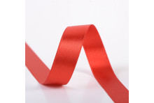 RUBAN SATIN DOUBLE FACE 10 MM ROUGE