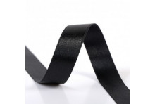 RUBAN SATIN DOUBLE FACE 95 MM NOIR