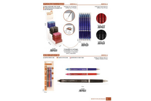 Stylo noir effaçable à la chaleur 0.7mm