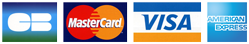 Secure payment by Carte Bleue, MasterCard, Visa and American Express