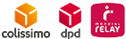 Quick delivery by Colissimo, DPD and Mondial Relay